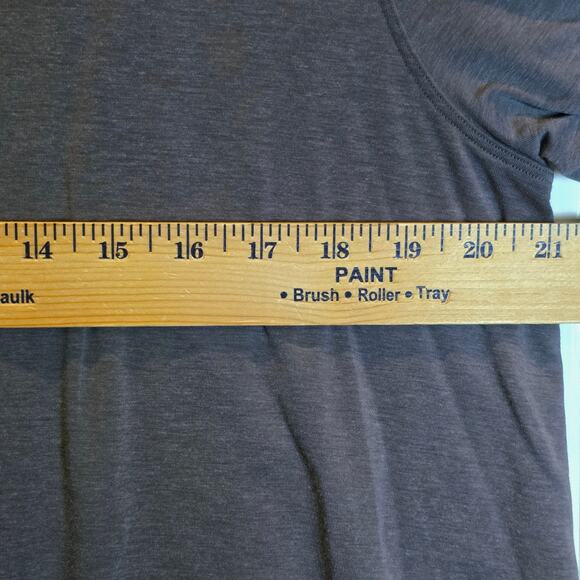 Lululemon Sweetest Day Top Long Sleeve Sz M Gray Stretch Layered Knit Jersey - Picture 12 of 13